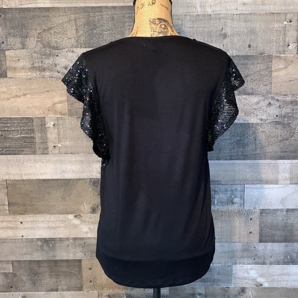 Maurices Sequined Short Sleeve Top - Picture 2 of 16
